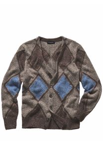 Mey & Edlich Mey & Edlich Herren K&ouml;nner-Cardigan Braun 60&iquest;% Wolle, 20&iquest;% Polyamid, 20&iquest;% Viskose
