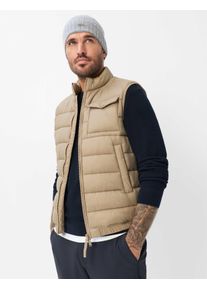 Brax Herren Steppweste Style WILL cappucino, hellbraun, Gr. XXXL