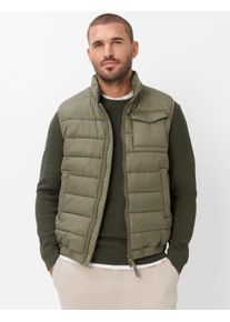Brax Herren Steppweste Style WILL khaki Gr&uuml;n Khaki, gr&uuml;n - khaki, Gr. XL