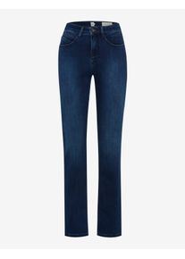 Brax Damen Five-Pocket-Hose Style CAROLA USED REGULAR BLUE, denim blau regular, Gr. 52K