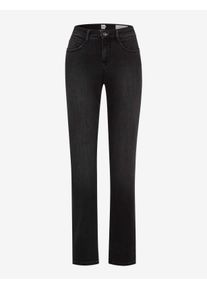 Brax Damen Five-Pocket-Hose Style CAROLA USED DARK GREY, denim dunkelgrau, Gr. 52L