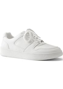 LANDS' END Sneaker zum Schn&uuml;ren f&uuml;r Herren, Herren, size: regular, Wei&szlig;, by Lands' End