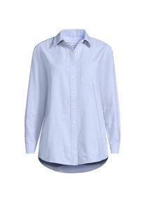 LANDS' END Langarm Oxford-Hemd f&uuml;r Damen in Petite-Gr&ouml;&szlig;e, Damen, size: petite, Blau, Baumwolle, by Lands' End