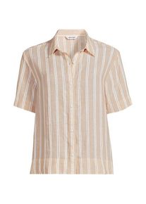 LANDS' END Premium Reinleinen-Hemd mit kurzen &Auml;rmeln f&uuml;r Damen in Petite-Gr&ouml;&szlig;e, Damen, size: petite, Elfenbein, Leinen, by Lands' End