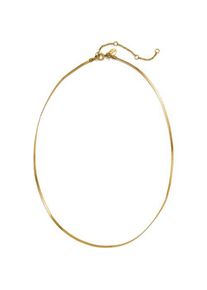 LANDS' END Wasserfeste, kurze Layering-Halskette f&uuml;r Damen, Damen, size: regular, Gelb, Messing, by Lands' End