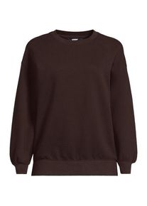 LANDS' END Sweatshirt SERIOUS SWEATS f&uuml;r Damen, Damen, size: regular, Braun, Elasthan/Baumwoll-Mischung/Polyester-Mischung, by Lands' End