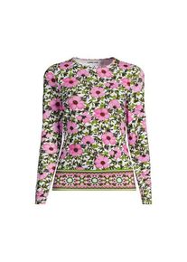 LANDS' END Schnelltrocknendes UPF 50 Sonnenschutz-Badeshirt f&uuml;r Damen, Damen, size: regular, Pink, Nylon-Mischung, by Lands' End