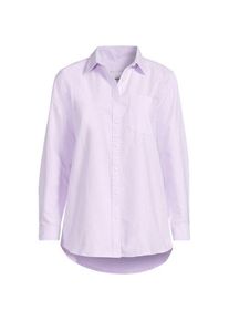 LANDS' END Langarm Oxford-Hemdbluse f&uuml;r Damen, Damen, size: regular, Lila, Baumwolle, by Lands' End