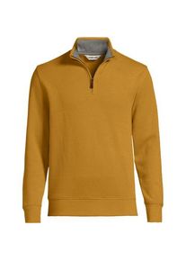 LANDS' END Rei&szlig;verschluss-Pullover aus Bedford-Ripp f&uuml;r Herren, Herren, size: regular, Gelb, Baumwolle, by Lands' End