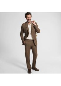 LANDS' END Classic Fit Business-Hose aus Leinenmix f&uuml;r Herren, Herren, size: regular, Braun, Leinen/Baumwoll-Mischung/Viskose-Mischung, by Lands' End