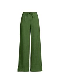 LANDS' END Weite Crinkle-Hose f&uuml;r Damen, Damen, size: regular, Gr&uuml;n, Nylon/Viskose, by Lands' End