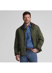 LANDS' END Barn-Jacke aus Canvas f&uuml;r Herren, Herren, size: regular, Gr&uuml;n, Elasthan/Baumwoll-Mischung, by Lands' End