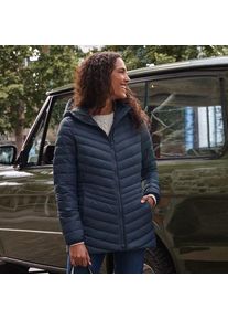 LANDS' END Daunenjacke WANDERWEIGHT Verstaubar Ultraleicht mit Kapuze f&uuml;r Damen, Damen, size: regular, Blau, Nylon/Daunen, by Lands' End