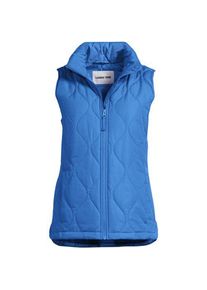LANDS' END Isolierte Steppweste FeatherFree f&uuml;r Damen, Damen, size: regular, Blau, Polyester, by Lands' End