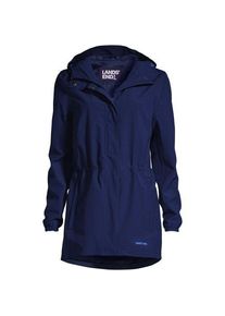 LANDS' END Wasserdichte Regenjacke SQUALL mit Packfach f&uuml;r Damen, Damen, size: regular, Blau, Polyester, by Lands' End