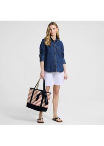 LANDS' END Jeanshemd f&uuml;r Damen, Damen, size: regular, Blau, Baumwoll-Mischung, by Lands' End