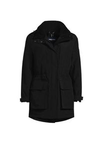 LANDS' END Wasserdichter Parka SQUALL f&uuml;r Damen in Plus-Gr&ouml;&szlig;e, Damen, size: plus, Schwarz, Nylon, by Lands' End