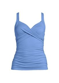 LANDS' END Tankinitop CHLORRESISTENT mit V-Ausschnitt f&uuml;r Damen in Plus-Gr&ouml;&szlig;e, Damen, size: plus, Blau, Nylon-Mischung, by Lands' End