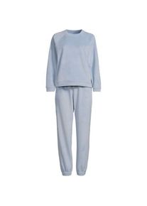LANDS' END Lounge-Set aus Samt f&uuml;r Damen, Damen, size: regular, Blau, Polyester/Polyester-Mischung, by Lands' End
