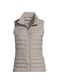 LANDS' END Daunenweste WANDERWEIGHT Verstaubar Ultraleicht f&uuml;r Damen in Petite-Gr&ouml;&szlig;e, Damen, size: petite, Beige, Nylon, by Lands' End