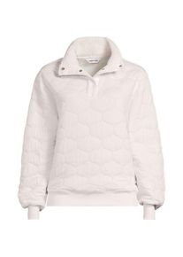 LANDS' END Sweatshirt mit Steppung f&uuml;r Damen in Plus-Gr&ouml;&szlig;e, Damen, size: plus, Elfenbein, Polyester/Viskose, by Lands' End