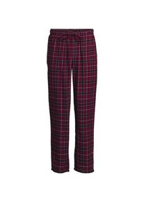 LANDS' END Flanell-Pyjamahose f&uuml;r Herren, Herren, size: regular, Rot, Baumwolle, by Lands' End