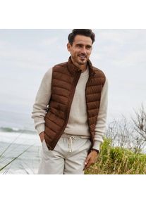 LANDS' END Ultraleichte verstaubare Wanderweight-Daunenweste f&uuml;r Herren, Herren, size: regular, Braun, Polyester/Nylon/Daunen, by Lands' End