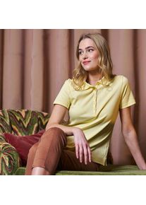 LANDS' END Supima Polo-Shirt f&uuml;r Damen, Damen, size: regular, Gelb, Baumwolle, by Lands' End