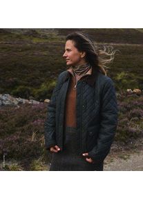 LANDS' END Gesteppte Wachsjacke aus Baumwolle f&uuml;r Damen, Damen, size: regular, Gr&uuml;n, Baumwoll-Mischung/Polyester-Mischung, by Lands' End