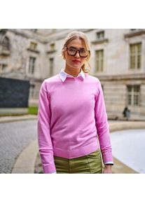 LANDS' END Merino-Pullover f&uuml;r Damen, Damen, size: regular, Pink, Wolle, by Lands' End