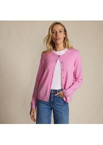 LANDS' END Merino-Cardigan f&uuml;r Damen, Damen, size: regular, Pink, by Lands' End