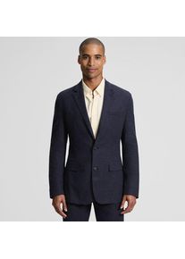 LANDS' END Classic Fit Blazer aus Leinenmix f&uuml;r Herren, Herren, size: regular, Blau, Leinen/Baumwoll-Mischung/Viskose-Mischung, by Lands' End