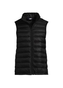 LANDS' END Ultraleichte verstaubare Wanderweight-Daunenweste f&uuml;r Herren, Herren, size: regular, Schwarz, Polyester/Nylon/Daunen, by Lands' End