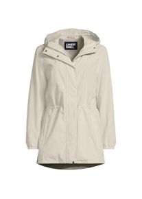 LANDS' END Wasserdichte Regenjacke SQUALL mit Packfach f&uuml;r Damen in Plus-Gr&ouml;&szlig;e, Damen, size: plus, Elfenbein, Polyester, by Lands' End