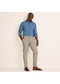 LANDS' END Straight Fit Chinos mit Textur f&uuml;r Herren, Herren, size: regular, Elfenbein, Baumwolle/Lyocell (Viskose)/Baumwoll-Mischung, by Lands' End