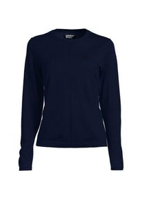 LANDS' END Merino-Pullover f&uuml;r Damen, Damen, size: regular, Blau, Wolle, by Lands' End