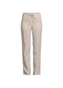 LANDS' END Relaxte Premium Reinleinen-Schlupfhose f&uuml;r Damen in Plus-Gr&ouml;&szlig;e, Damen, size: plus, Elfenbein, Leinen, by Lands' End