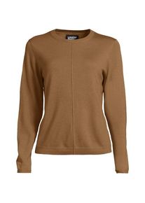 LANDS' END Merino-Pullover f&uuml;r Damen, Damen, size: regular, Beige, Wolle, by Lands' End