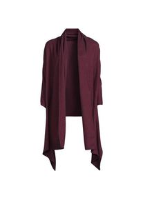 LANDS' END Gro&szlig;er CashTouch Cape-Schal, Damen, size: regular, Rot, Polyester, by Lands' End