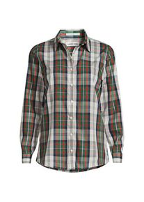 LANDS' END B&uuml;gelfreie Baumwoll-Bluse in Plus-Gr&ouml;&szlig;e, Damen, size: plus, Elfenbein, Baumwolle, by Lands' End