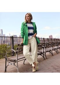 LANDS' END Barrel-Chinos High Waist f&uuml;r Damen in Petite-Gr&ouml;&szlig;e, Damen, size: petite, Elfenbein, Baumwolle/Elasthan, by Lands' End