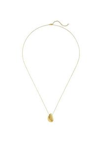 LANDS' END Wasserfeste lange Halskette mit Anh&auml;nger f&uuml;r Damen, Damen, size: regular, Gelb, Messing, by Lands' End