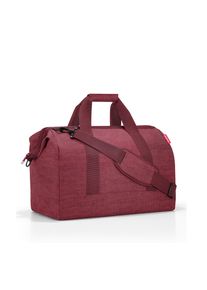 Reisenthel Reisetasche Allrounder L twist maroon, Bordeaux, Textil, 48x39.5x29 cm, Innensteckf&auml;cher, Tragehenkel, verstellbarer Schultergurt, Freizeit, Koffer & Taschen, Reisetaschen