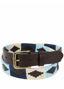 Pampeano Herren Lederg&uuml;rtel Sereno Blau Rindleder