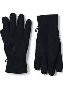 LANDS' END ThermaCheck 200 Easy Touch Fleece-Handschuhe f&uuml;r Herren, Herren, size: regular, Schwarz, Polyester, by Lands' End
