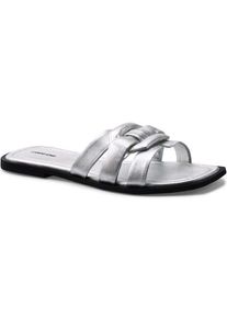 LANDS' END Leder-Sandalen f&uuml;r Damen, Damen, size: regular, Grau, Leder, by Lands' End