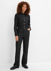 bonprix Jeans-Overall, schwarz, Gr.54, Jeans-Overall, 98% Baumwolle (organic)