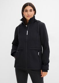 bonprix Softshelljacke, schwarz, Gr.48, Softshelljacke