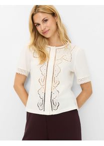 Brax Damen Bluse Style CELINA S soft ecru, Altwei&szlig;, Gr. 48