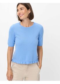 Brax Damen Pullover Style NINA blue heaven, Blau, Gr. 48